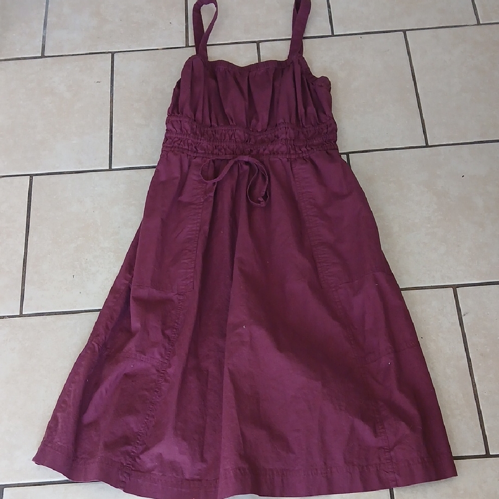 UNIVERSAL THREAD Womens Size M Eggplant Purple Smocked Midi Dress